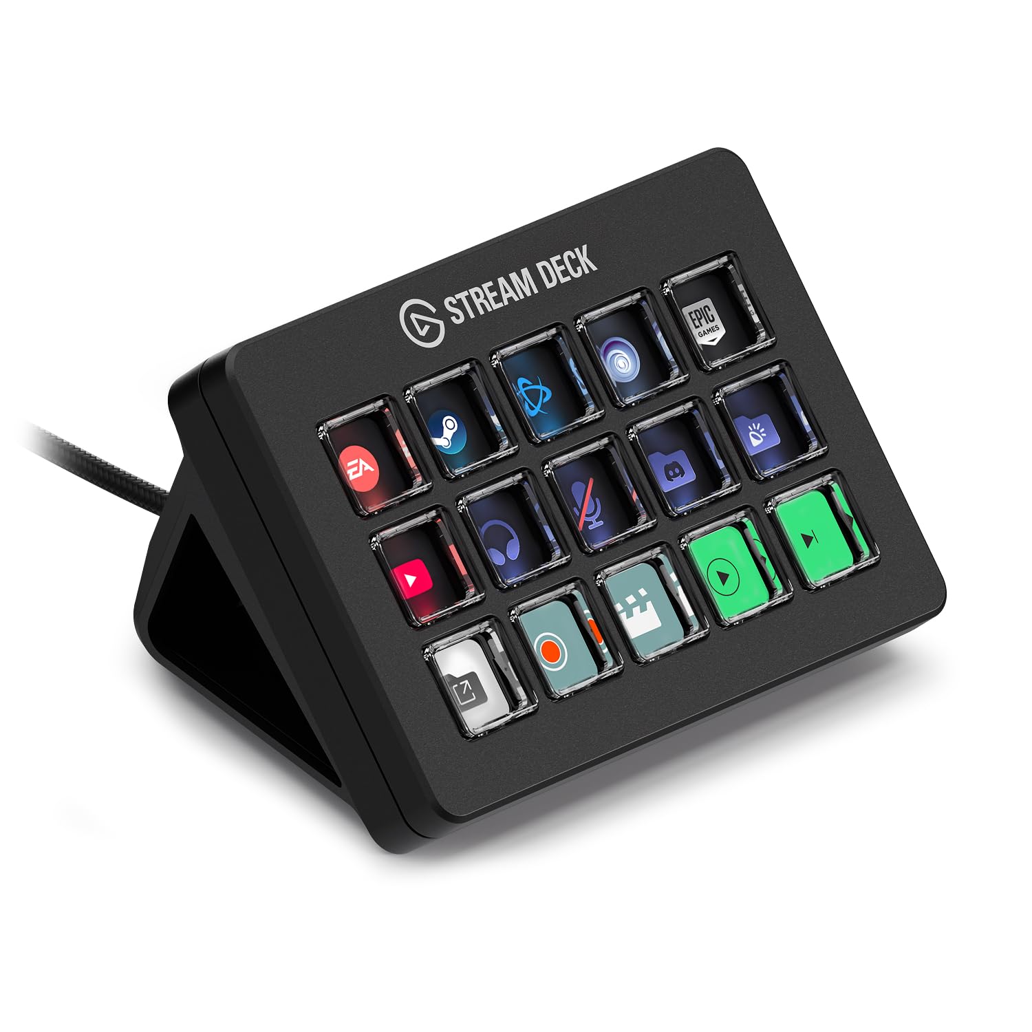 Elgato Stream Deck Scissor Keys—Workflow Controller with